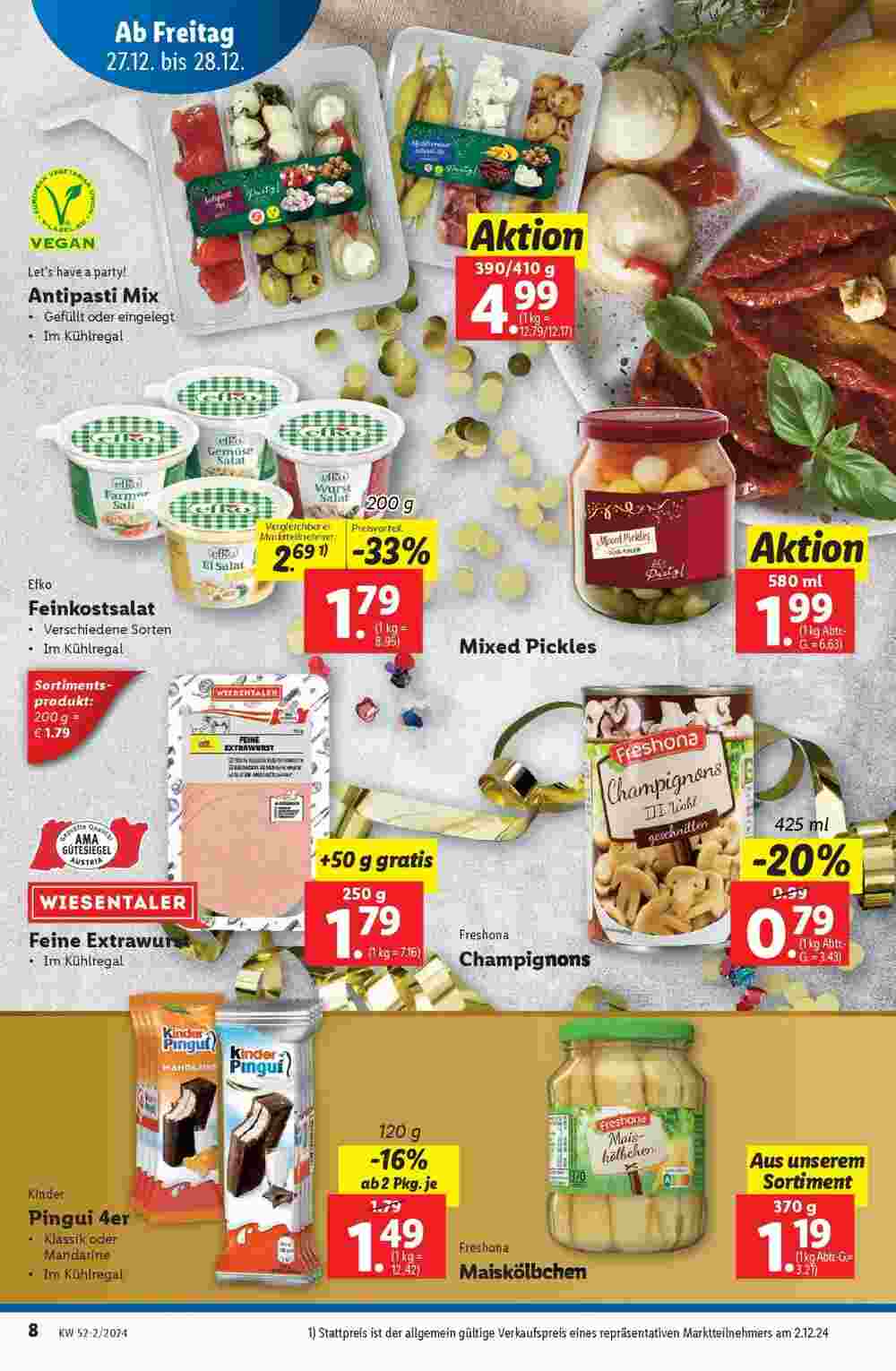 Lidl Flugblatt (ab 27.12.2024) - Angebote und Prospekt - Seite 8