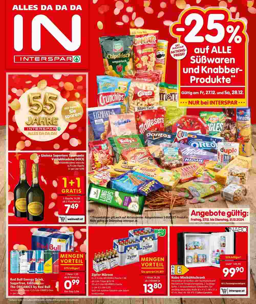 Interspar Flugblatt (ab 27.12.2024) - Angebote und Prospekt - Seite 1