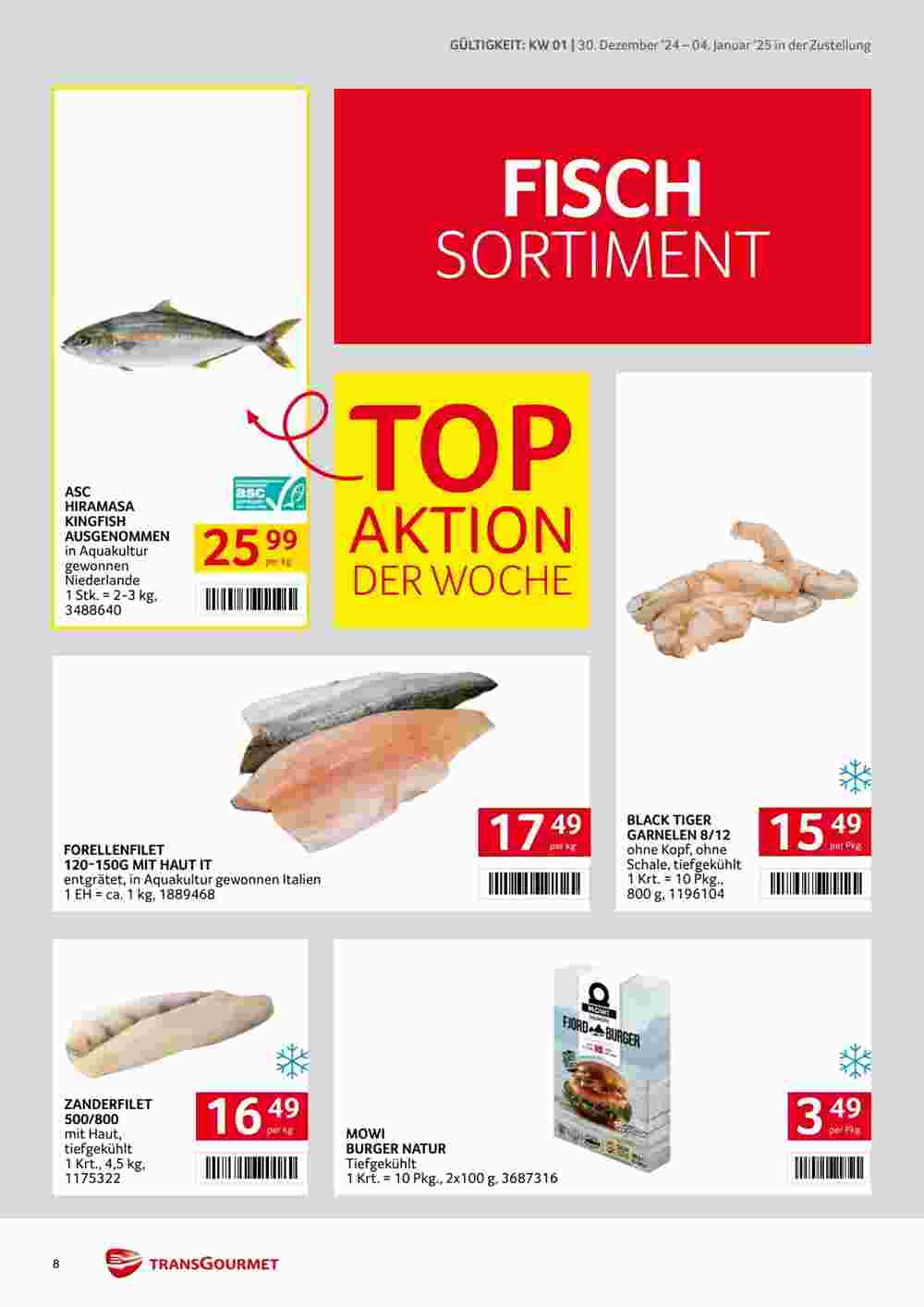 Transgourmet Flugblatt (ab 30.12.2024) - Angebote und Prospekt - Seite 8