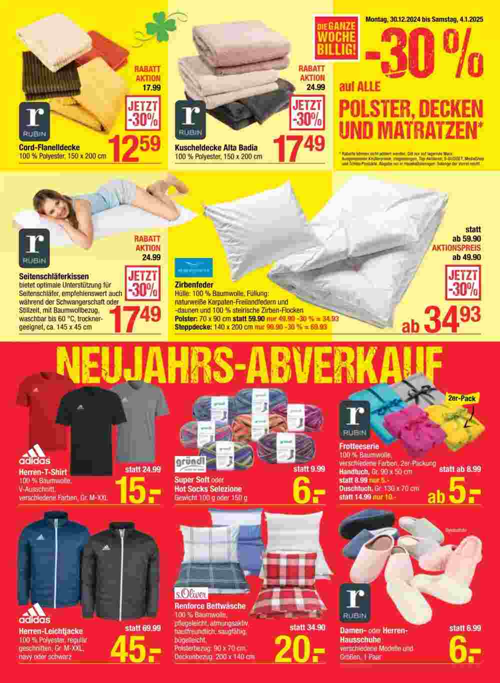 Maximarkt Flugblatt (ab 30.12.2024) - Angebote und Prospekt - Seite 17