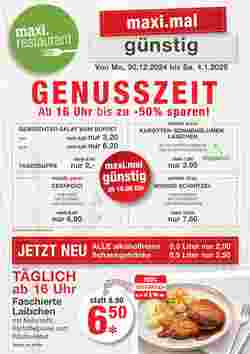 Maximarkt Flugblatt (ab 30.12.2024) - Angebote und Prospekt