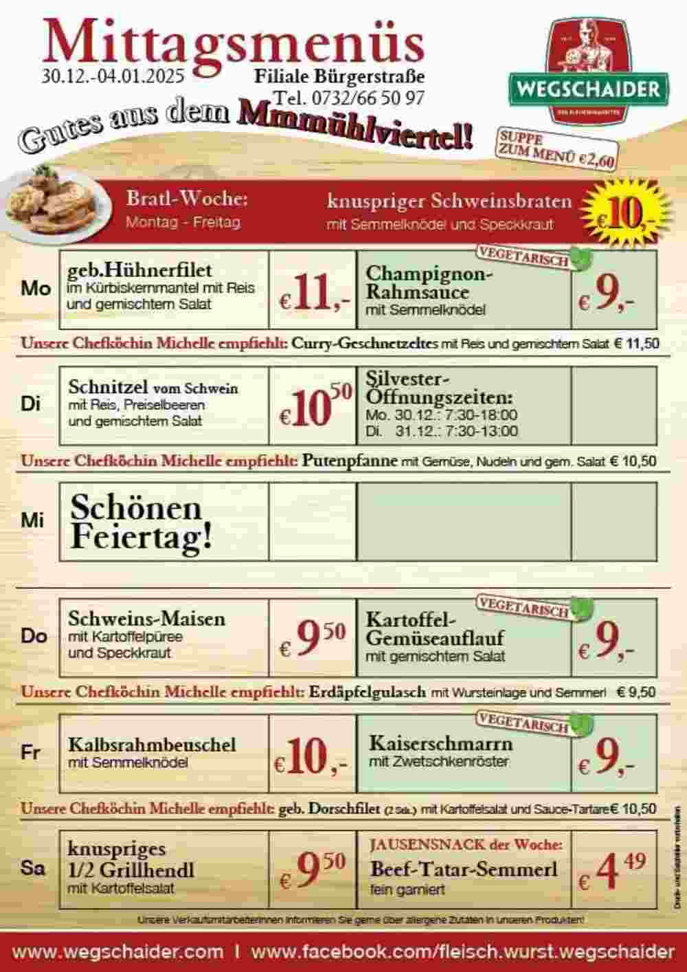 Wegschaider Flugblatt (ab 30.12.2024) - Angebote und Prospekt - Seite 9