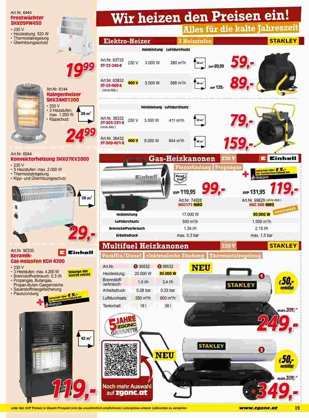 Zgonc Flugblatt (ab 01.01.2025) - Angebote und Prospekt - Seite 19