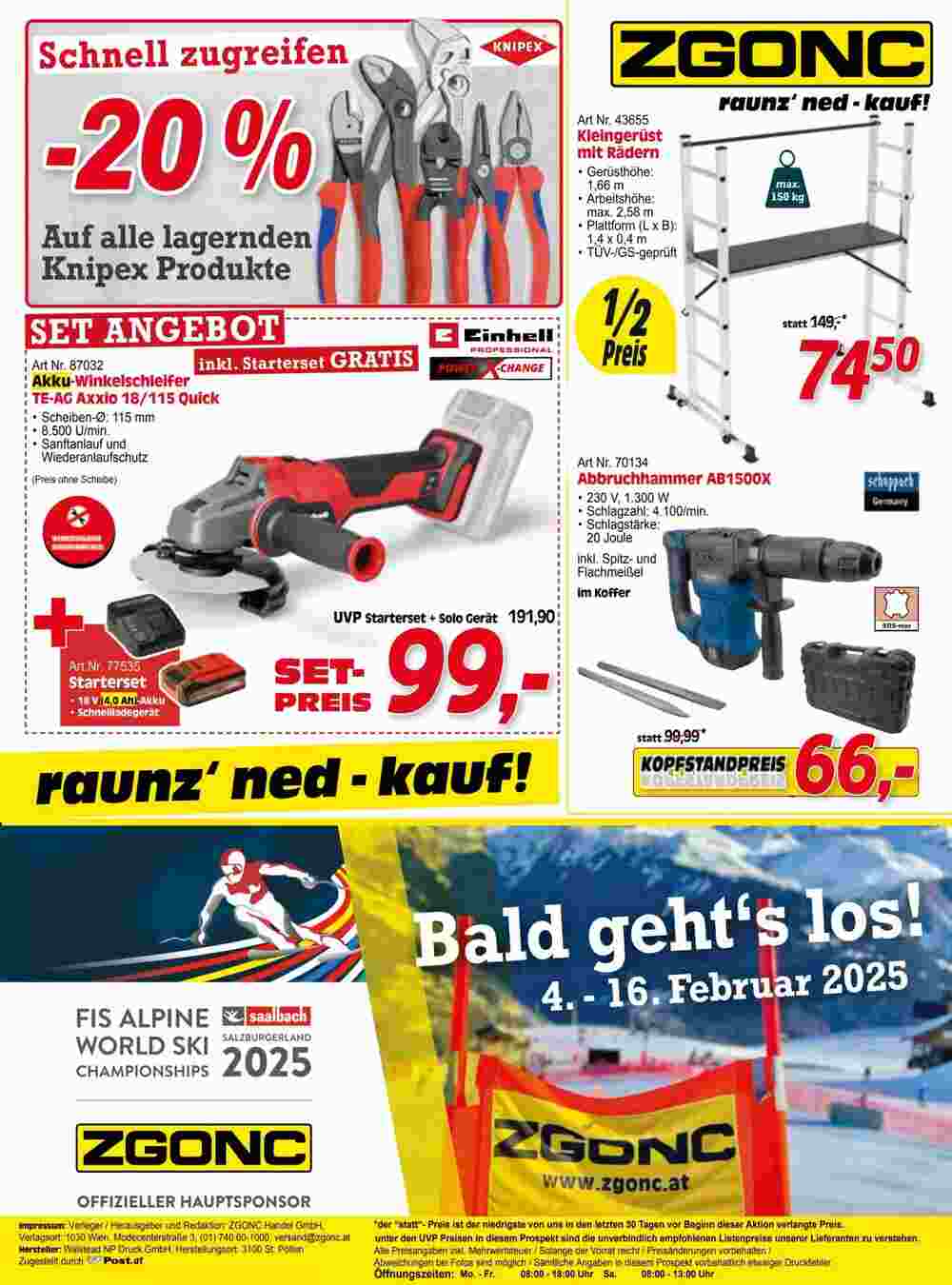 Zgonc Flugblatt (ab 01.01.2025) - Angebote und Prospekt - Seite 24