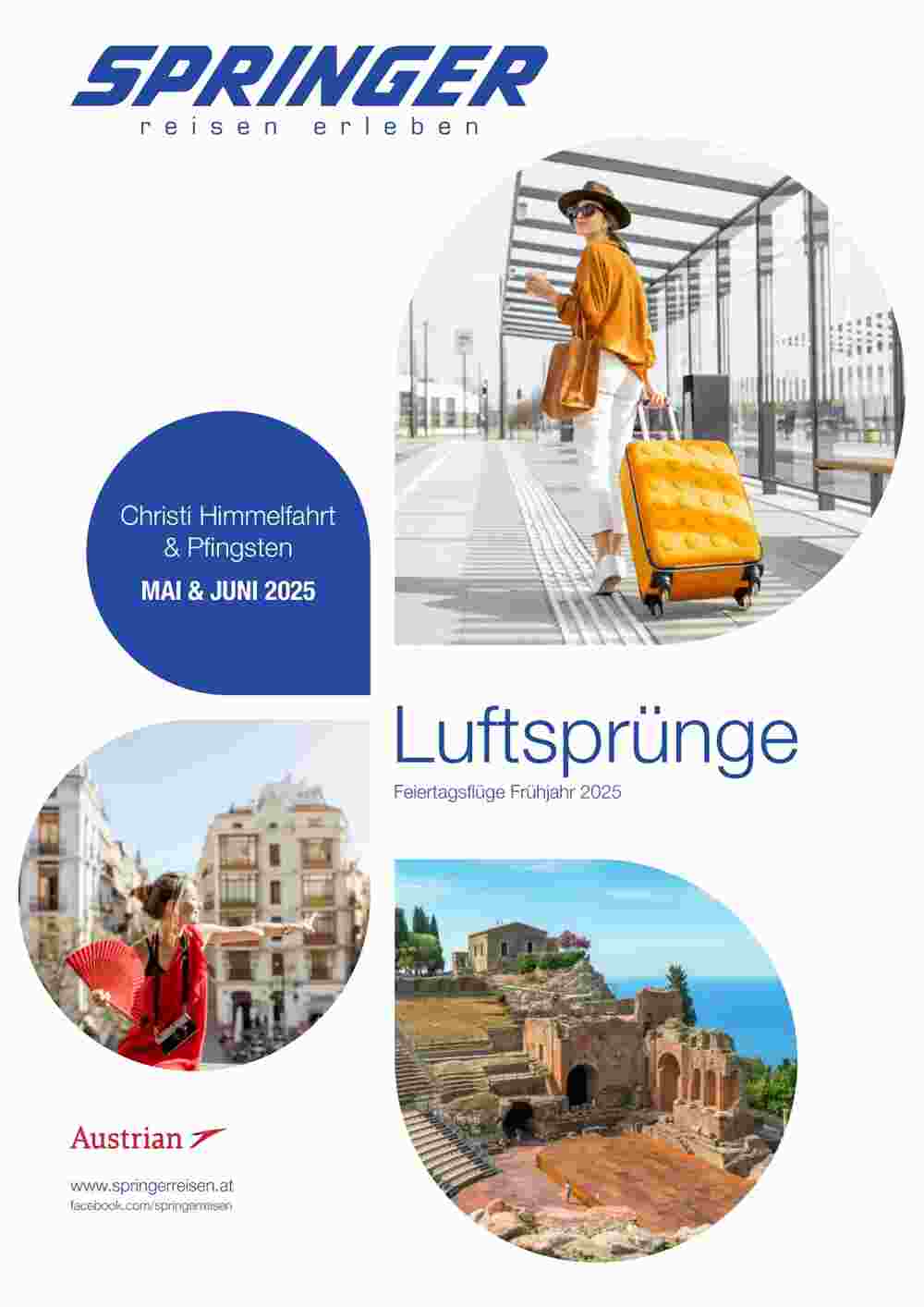 Springer Reisen Flugblatt (ab 01.01.2025) - Angebote und Prospekt - Seite 1