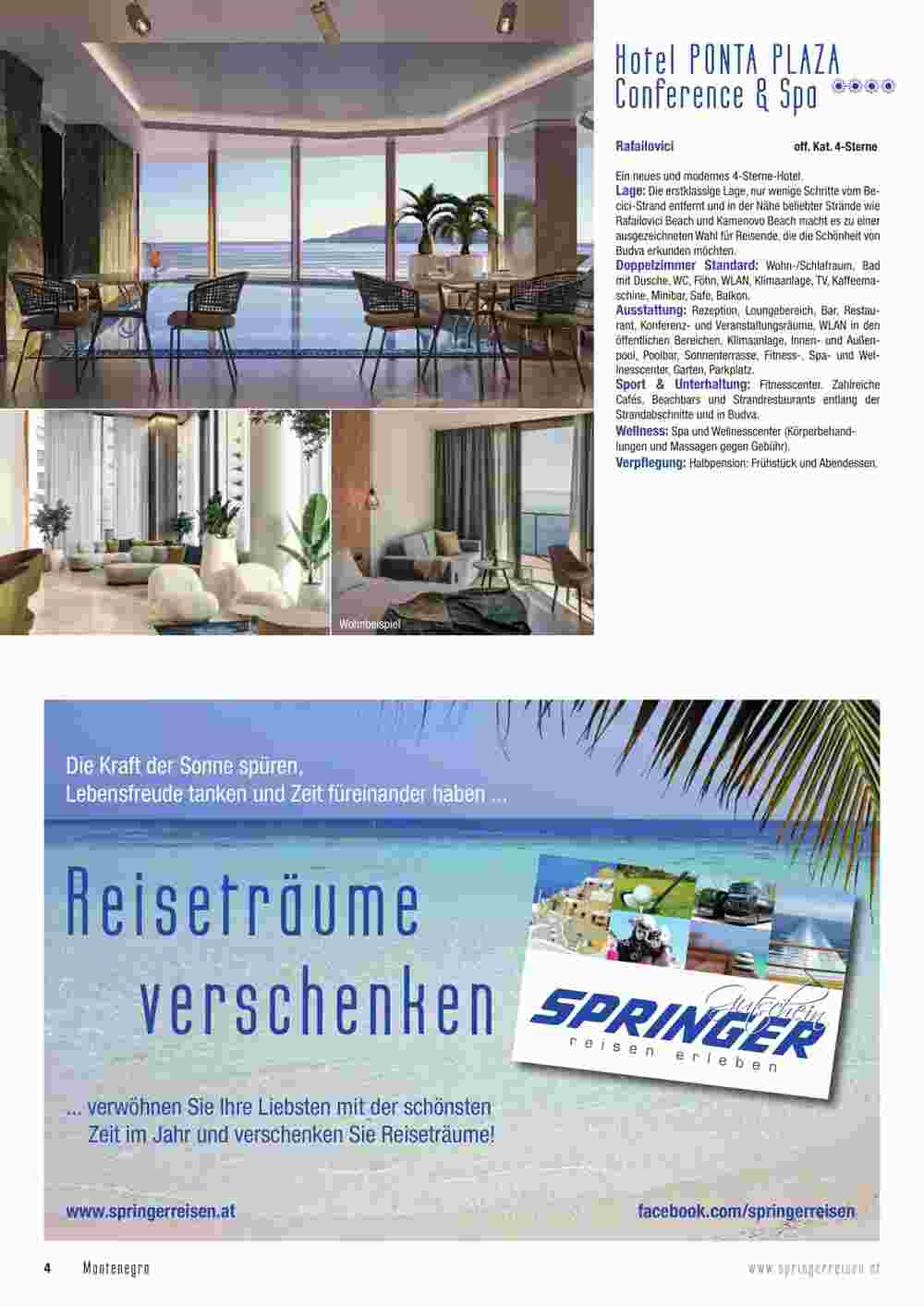 Springer Reisen Flugblatt (ab 01.01.2025) - Angebote und Prospekt - Seite 4