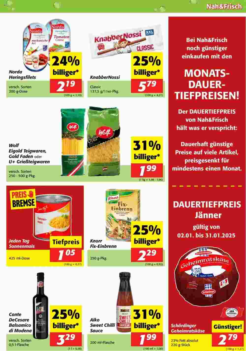 Nah&Frisch Flugblatt (ab 02.01.2025) - Angebote und Prospekt - Seite 5