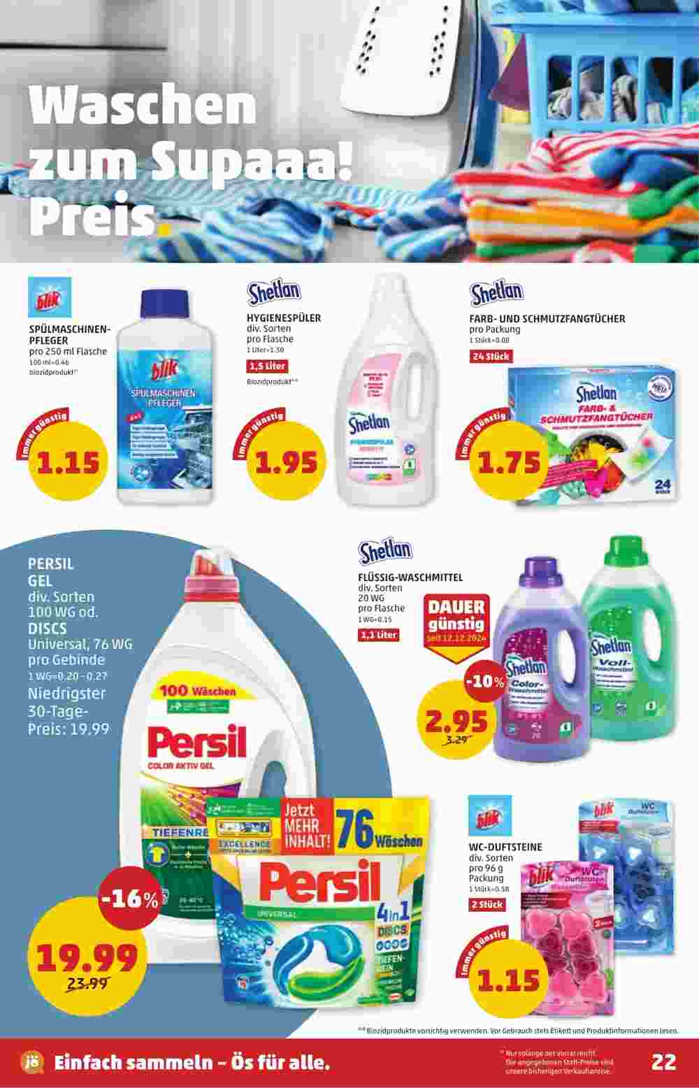 PENNY Flugblatt (ab 02.01.2025) - Angebote und Prospekt - Seite 22