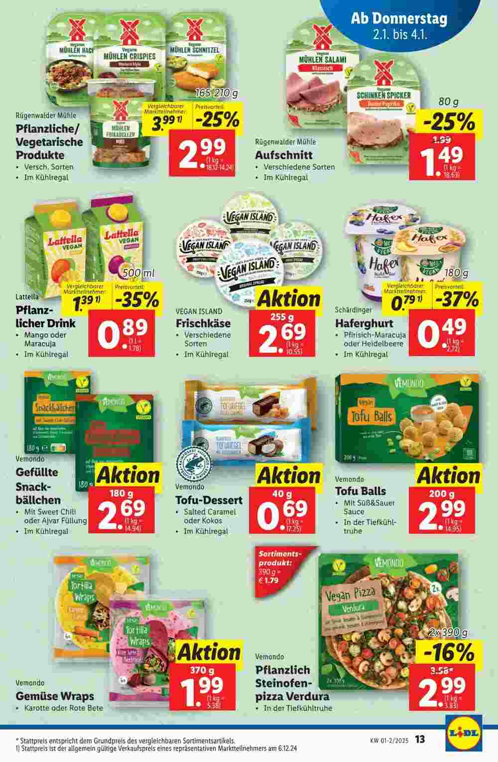 Lidl Flugblatt (ab 02.01.2025) - Angebote und Prospekt - Seite 13