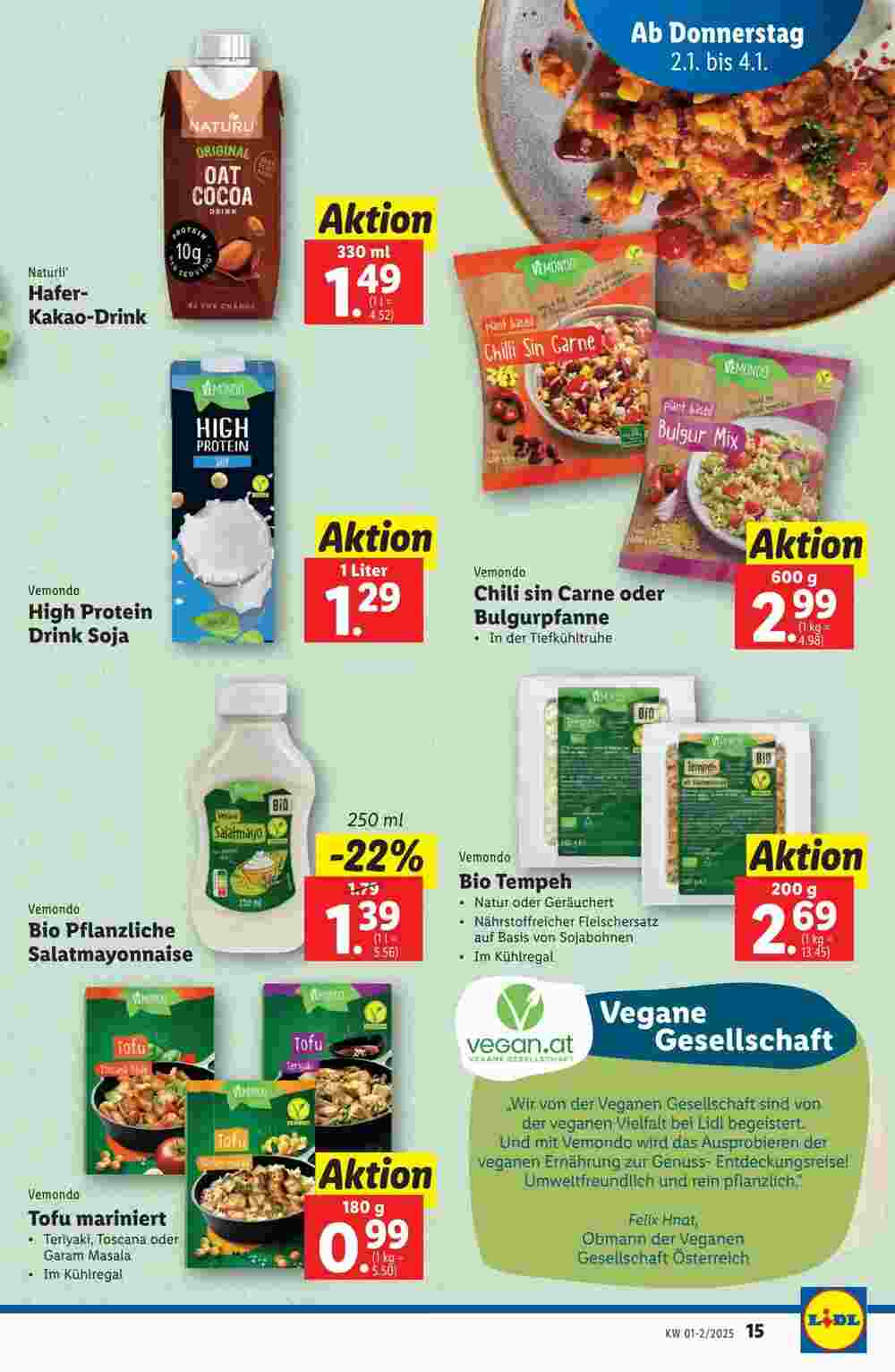 Lidl Flugblatt (ab 02.01.2025) - Angebote und Prospekt - Seite 15