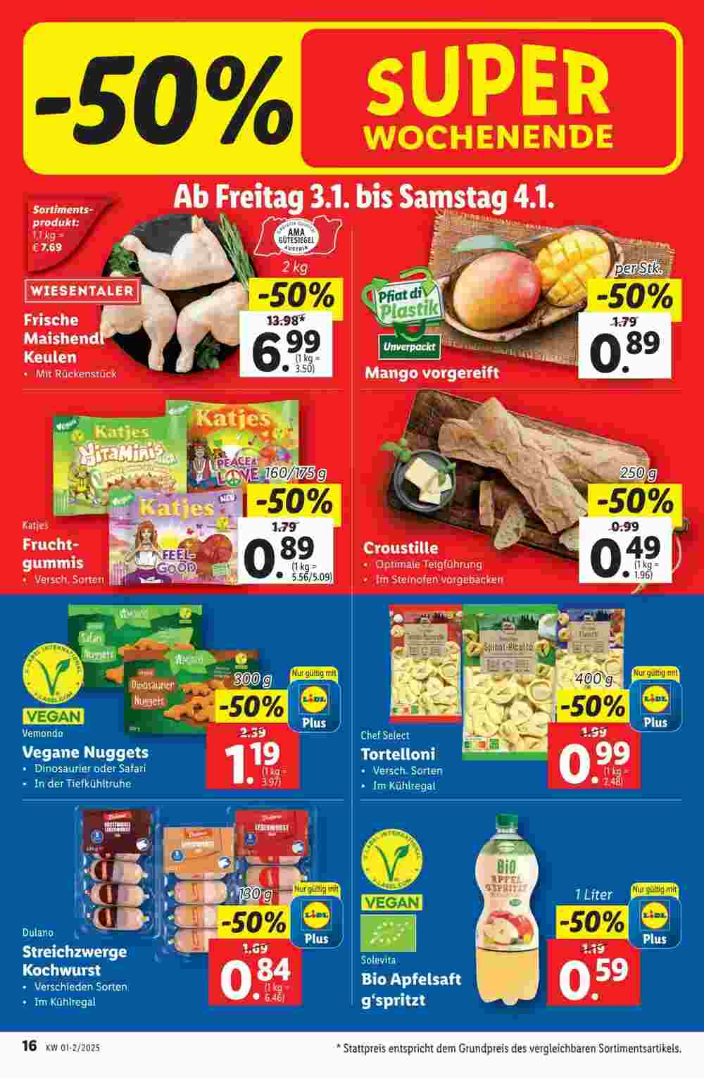 Lidl Flugblatt (ab 02.01.2025) - Angebote und Prospekt - Seite 16