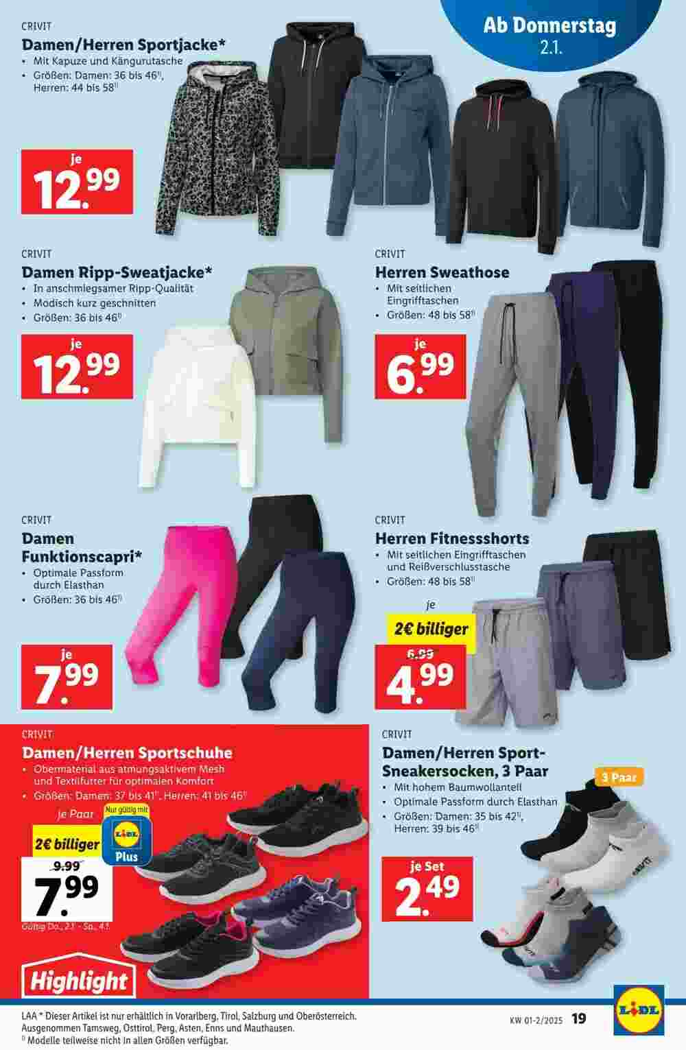 Lidl Flugblatt (ab 02.01.2025) - Angebote und Prospekt - Seite 19