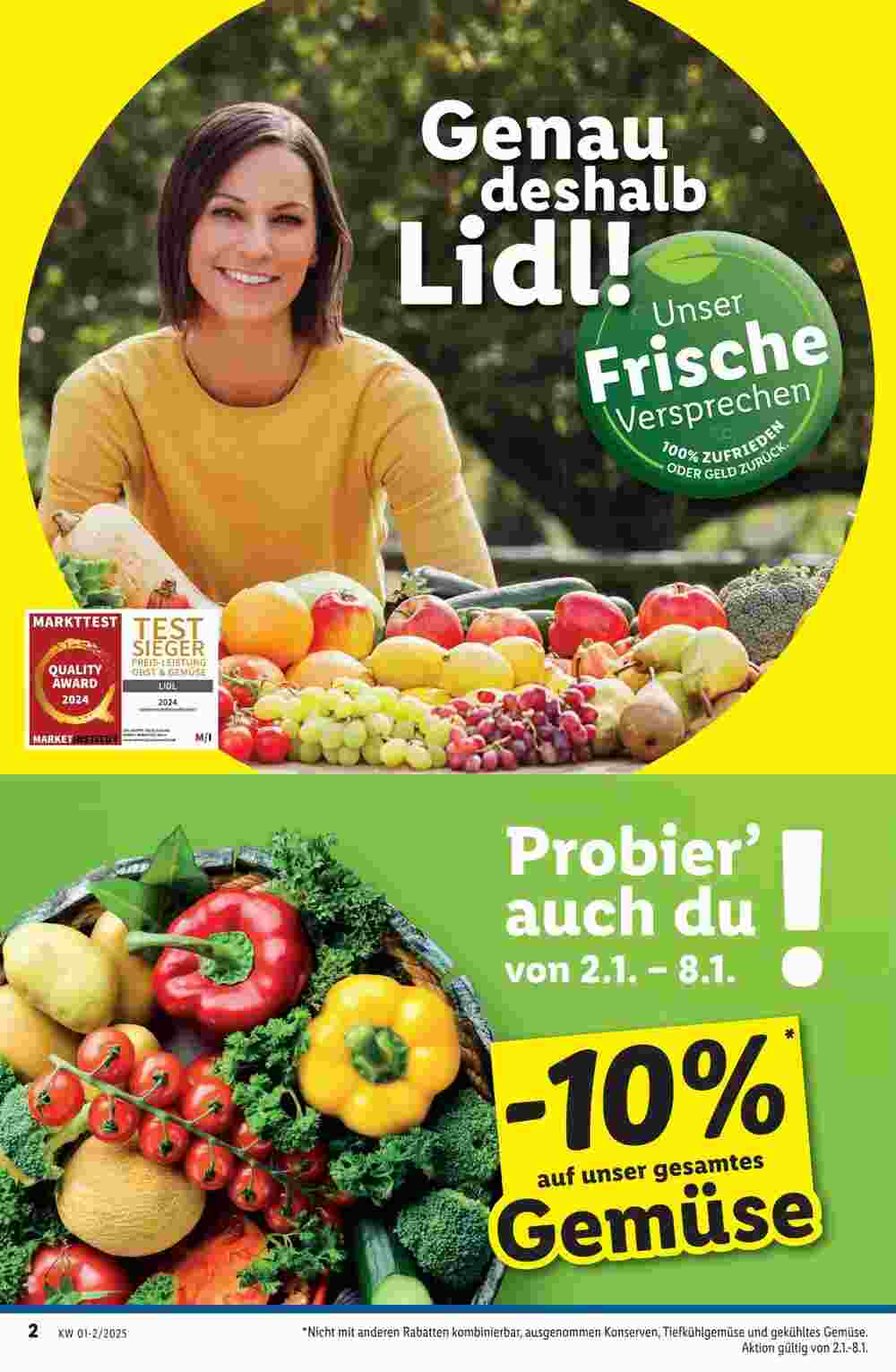 Lidl Flugblatt (ab 02.01.2025) - Angebote und Prospekt - Seite 2