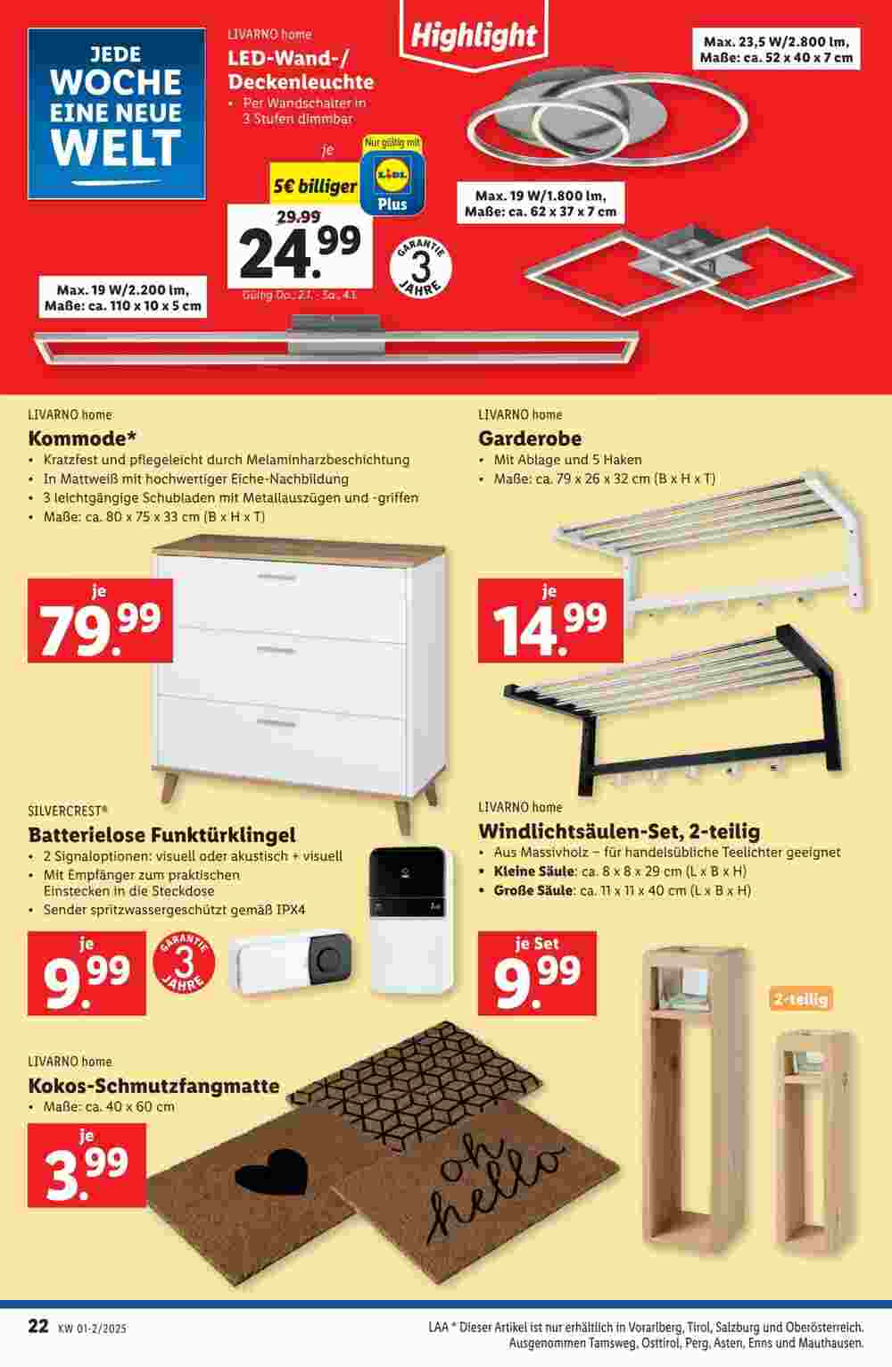 Lidl Flugblatt (ab 02.01.2025) - Angebote und Prospekt - Seite 22