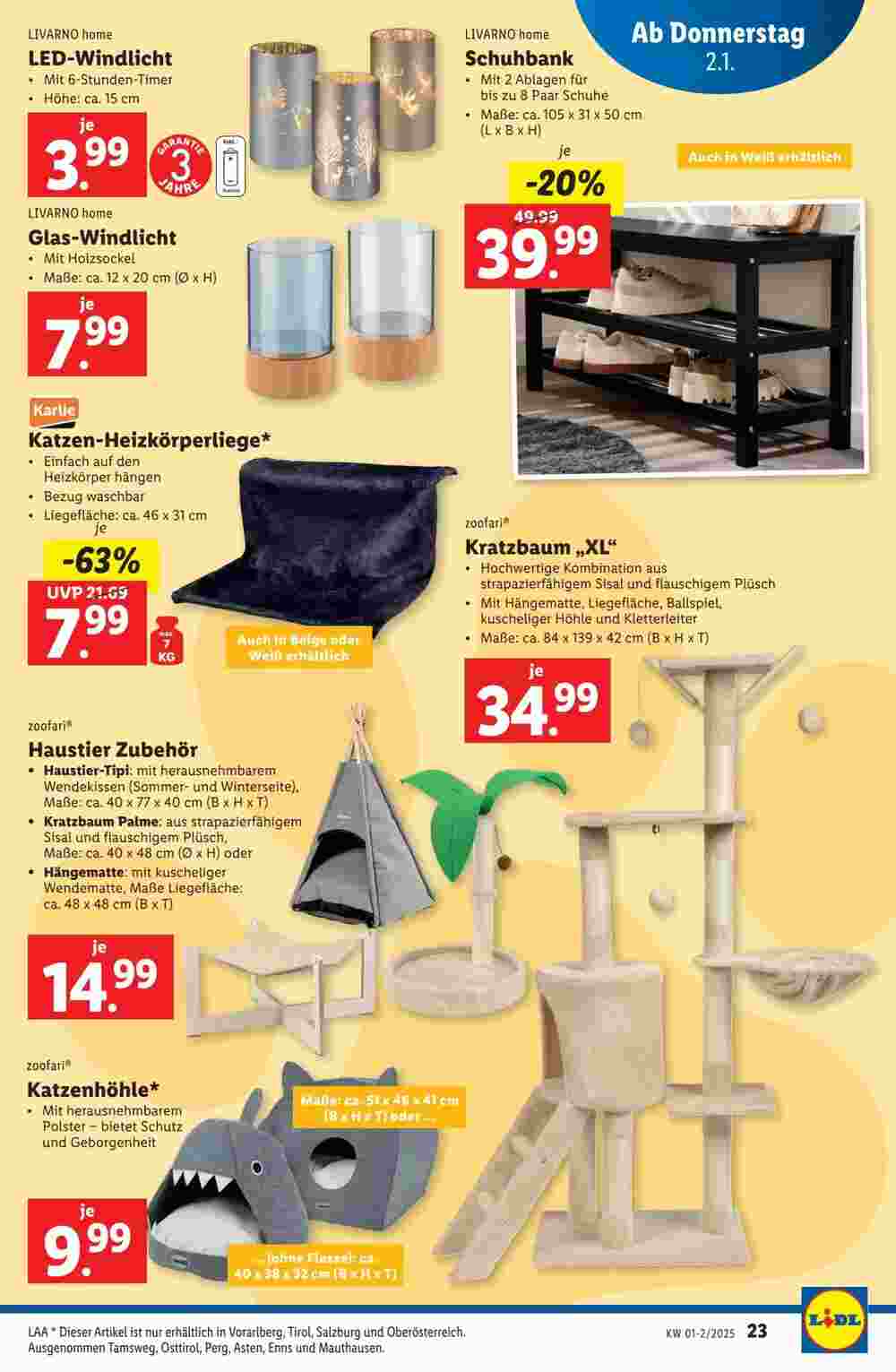 Lidl Flugblatt (ab 02.01.2025) - Angebote und Prospekt - Seite 23