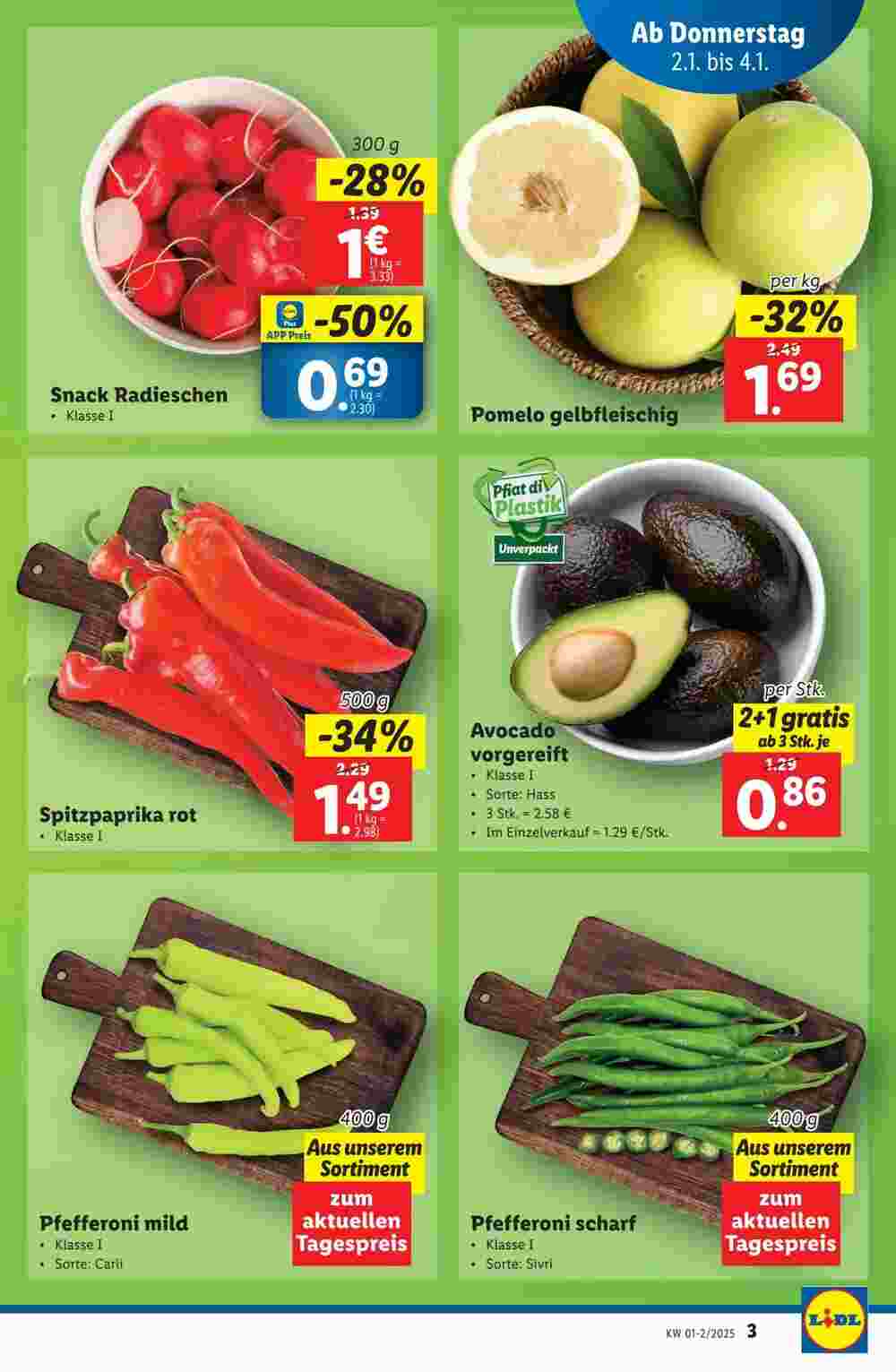 Lidl Flugblatt (ab 02.01.2025) - Angebote und Prospekt - Seite 3