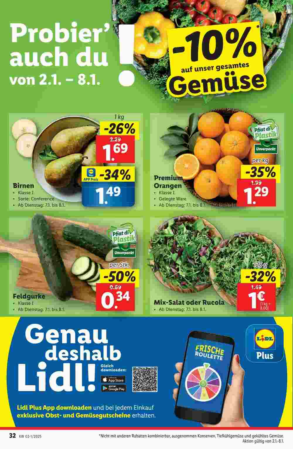 Lidl Flugblatt (ab 02.01.2025) - Angebote und Prospekt - Seite 34