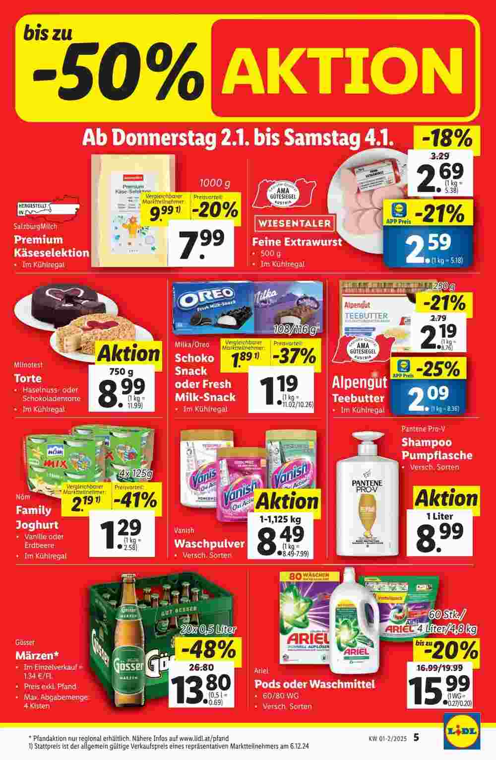 Lidl Flugblatt (ab 02.01.2025) - Angebote und Prospekt - Seite 5