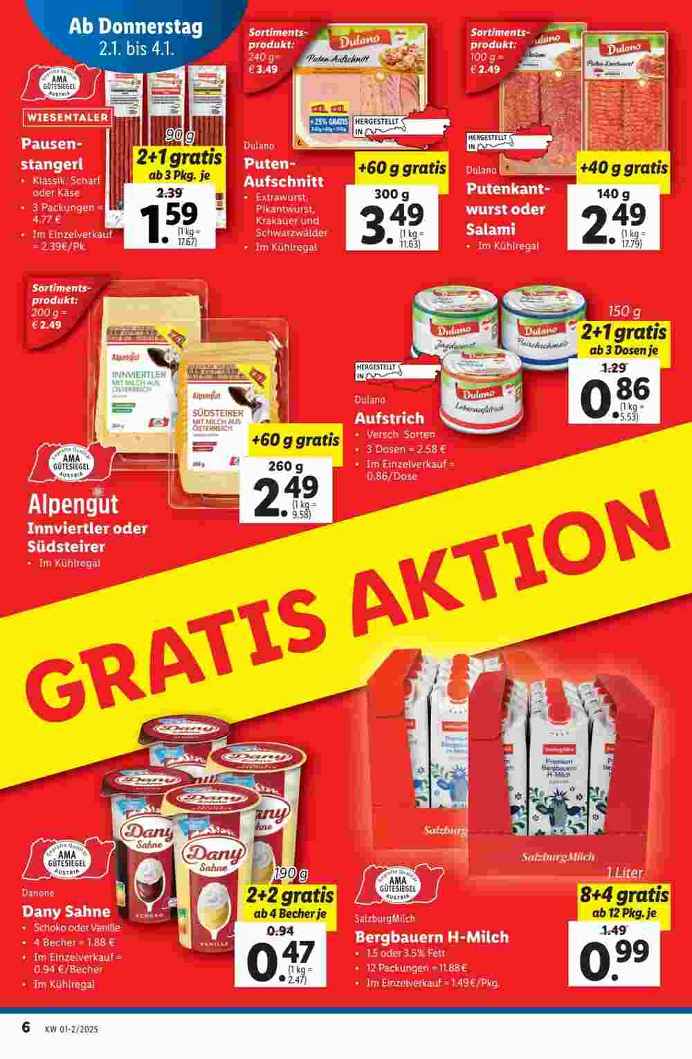 Lidl Flugblatt (ab 02.01.2025) - Angebote und Prospekt - Seite 6