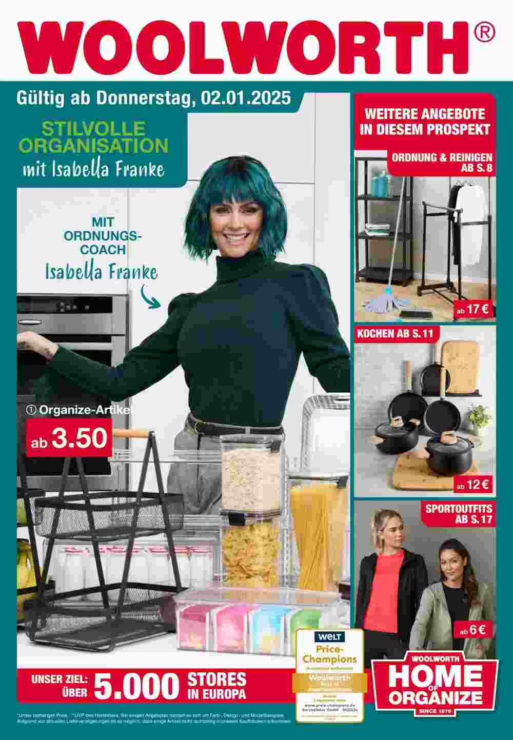 Woolworth Flugblatt (ab 02.01.2025) - Angebote und Prospekt - Seite 1