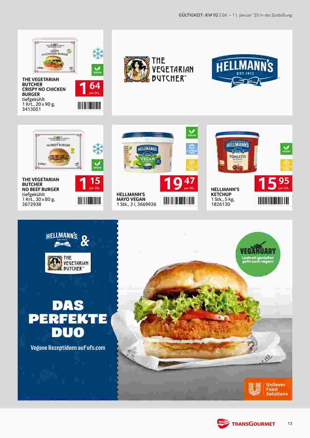 Transgourmet Flugblatt (ab 06.01.2025) - Angebote und Prospekt - Seite 13