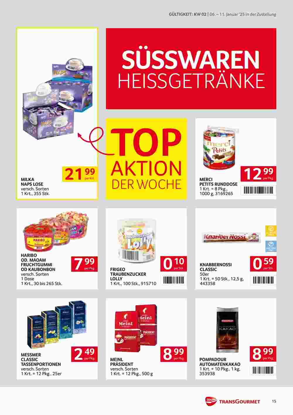 Transgourmet Flugblatt (ab 06.01.2025) - Angebote und Prospekt - Seite 15