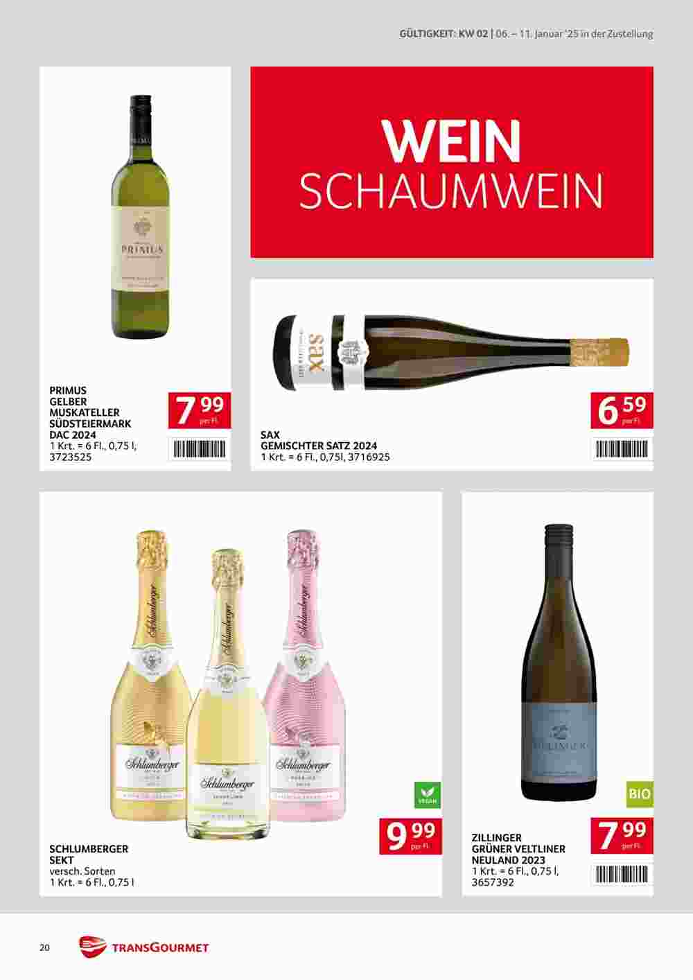 Transgourmet Flugblatt (ab 06.01.2025) - Angebote und Prospekt - Seite 20