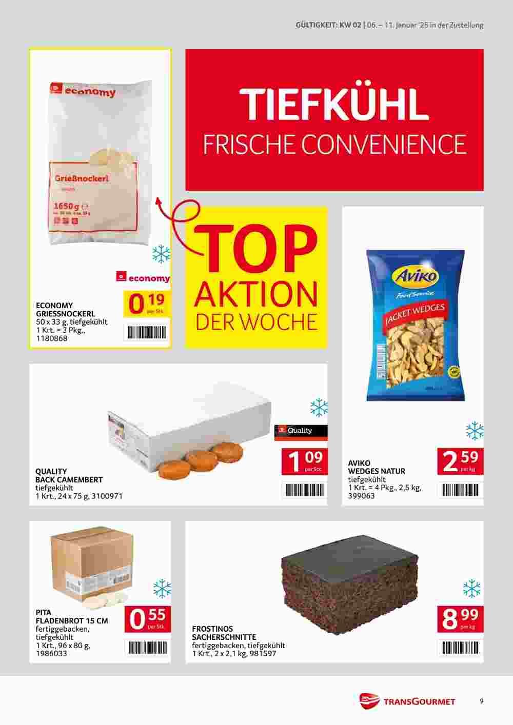 Transgourmet Flugblatt (ab 06.01.2025) - Angebote und Prospekt - Seite 9