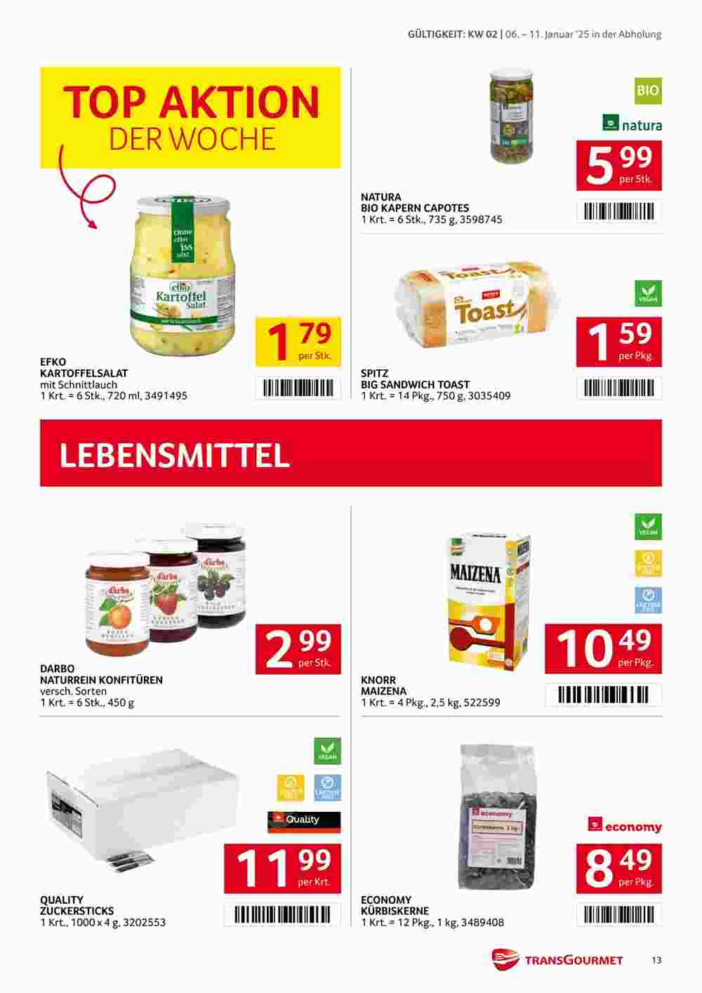 Transgourmet Flugblatt (ab 06.01.2025) - Angebote und Prospekt - Seite 11