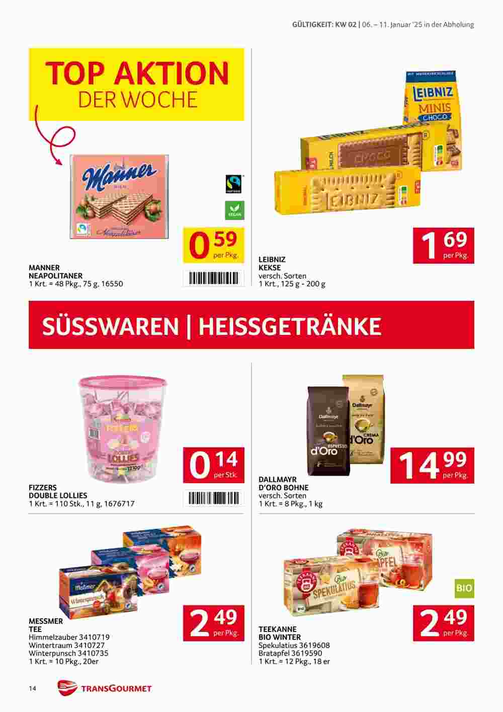 Transgourmet Flugblatt (ab 06.01.2025) - Angebote und Prospekt - Seite 12