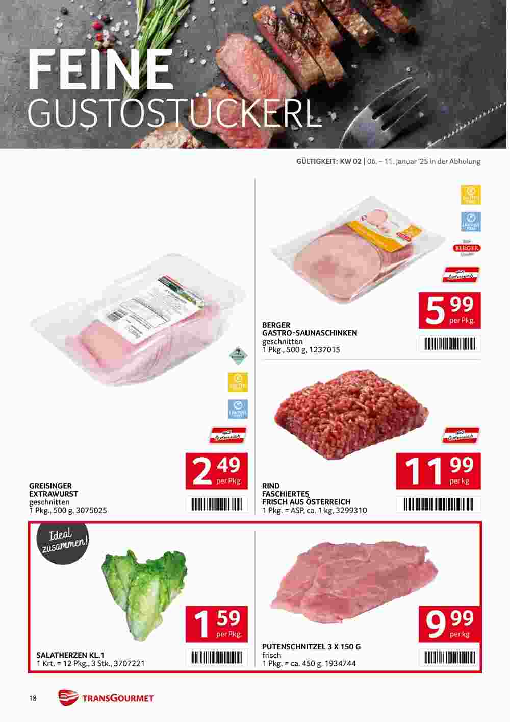 Transgourmet Flugblatt (ab 06.01.2025) - Angebote und Prospekt - Seite 16