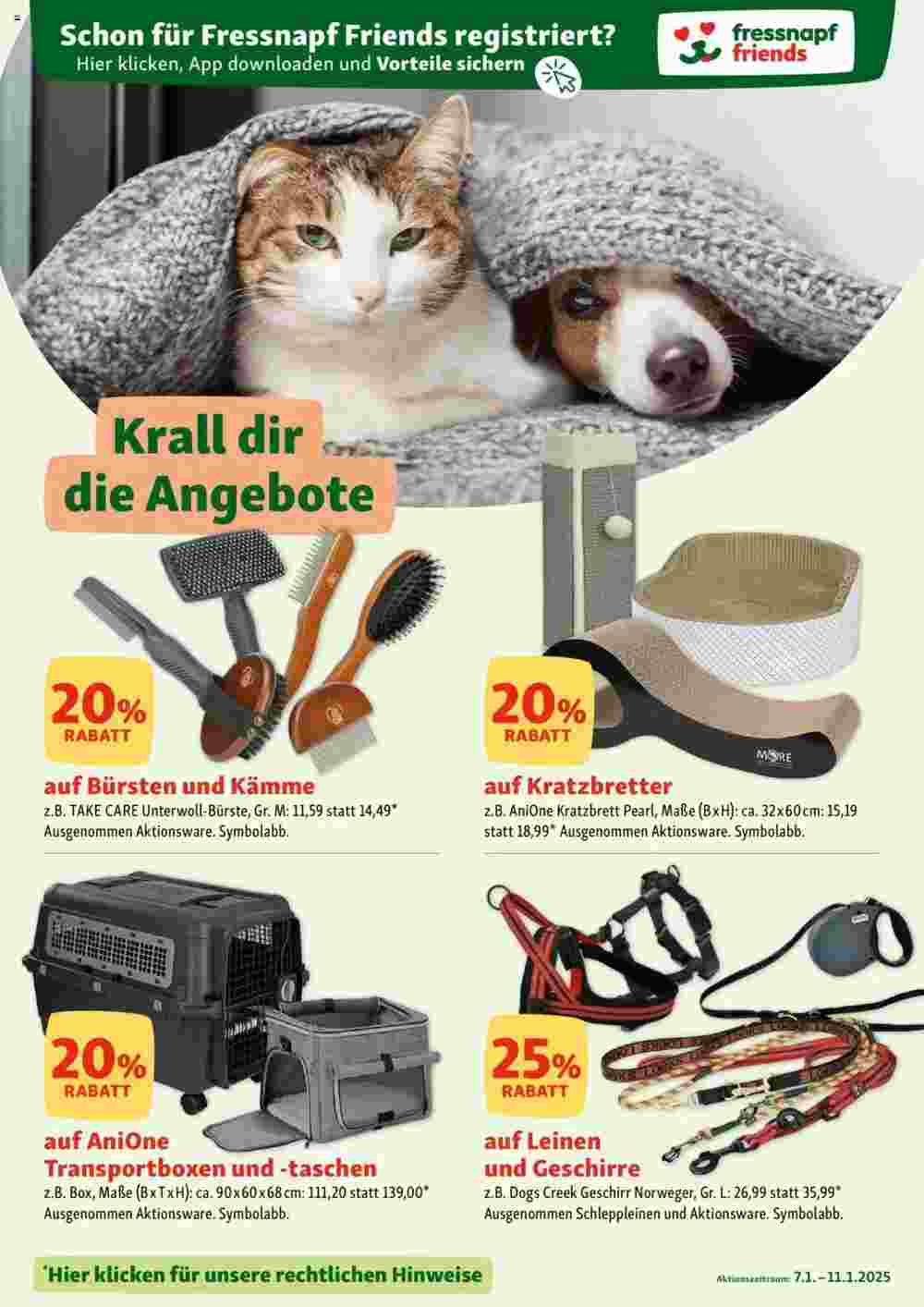 Fressnapf Flugblatt (ab 07.01.2025) - Angebote und Prospekt - Seite 7