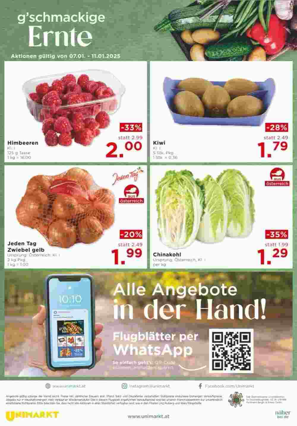 Unimarkt Flugblatt (ab 08.01.2025) - Angebote und Prospekt - Seite 12