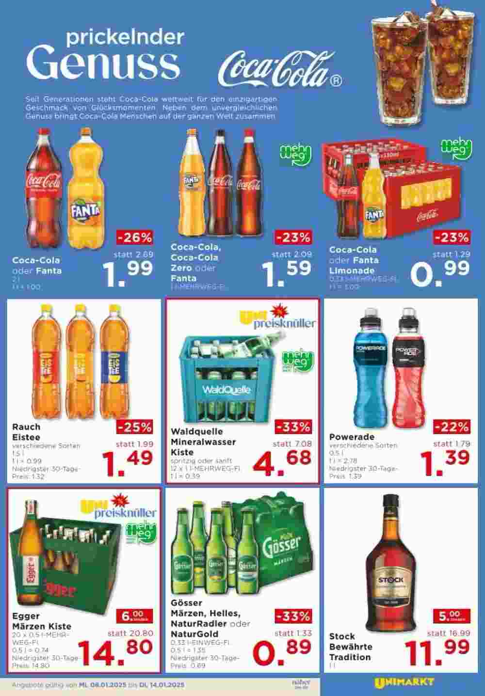 Unimarkt Flugblatt (ab 08.01.2025) - Angebote und Prospekt - Seite 9