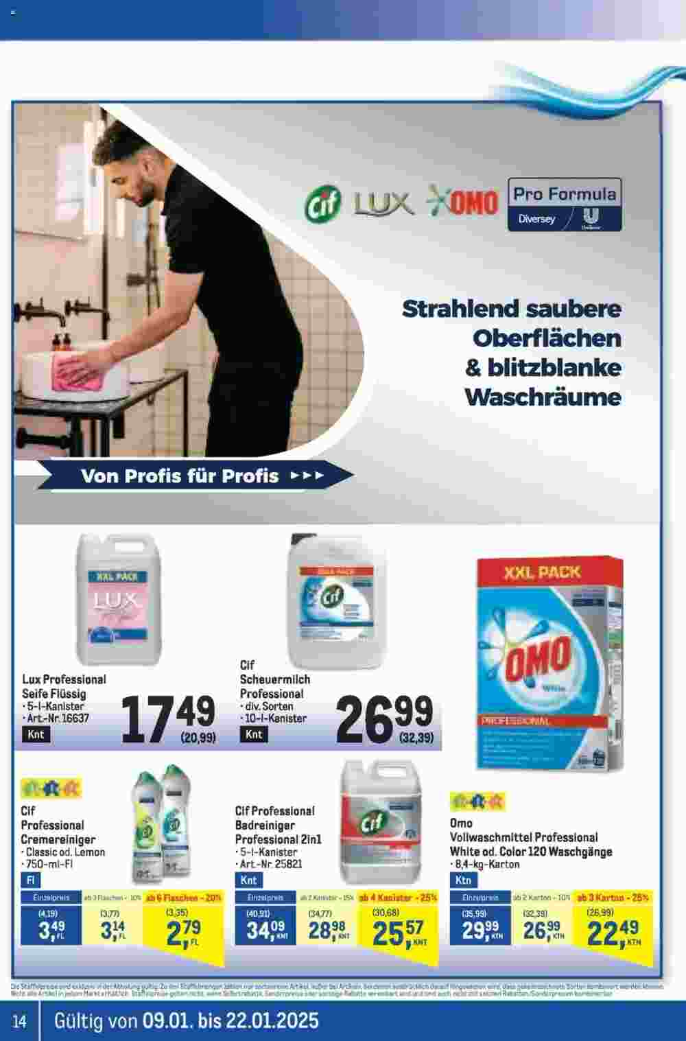 Metro Flugblatt (ab 09.01.2025) - Angebote und Prospekt - Seite 14