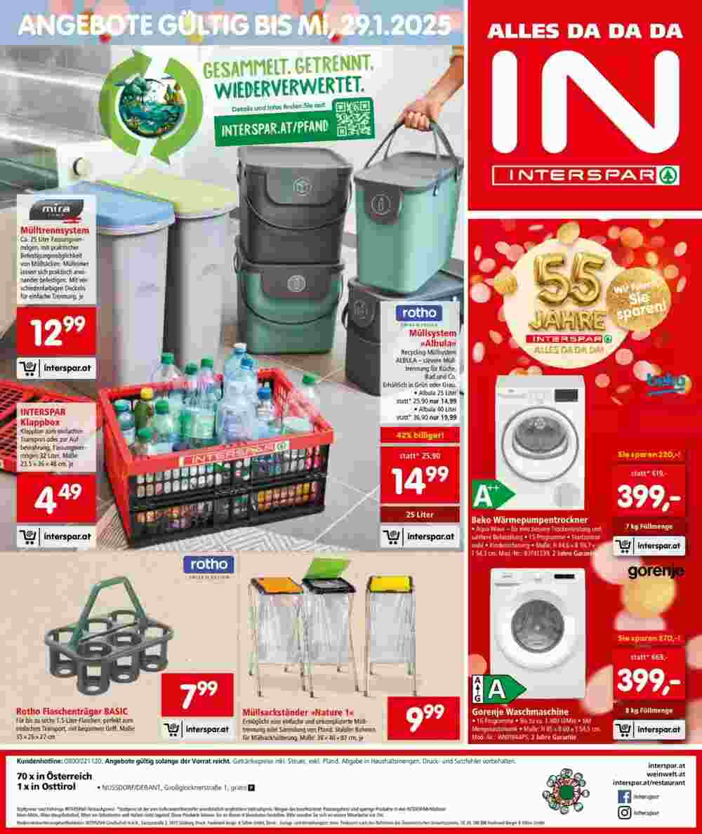 Interspar Flugblatt (ab 09.01.2025) - Angebote und Prospekt - Seite 16