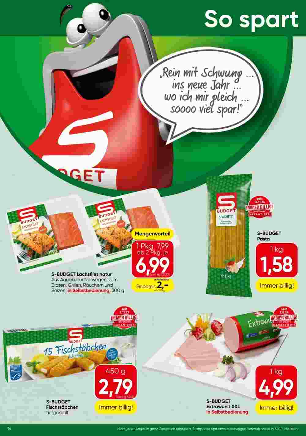 Eurospar Flugblatt (ab 09.01.2025) - Angebote und Prospekt - Seite 14