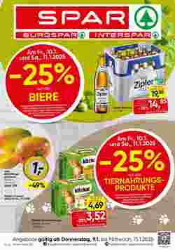 Eurospar Flugblatt (ab 09.01.2025) - Angebote und Prospekt