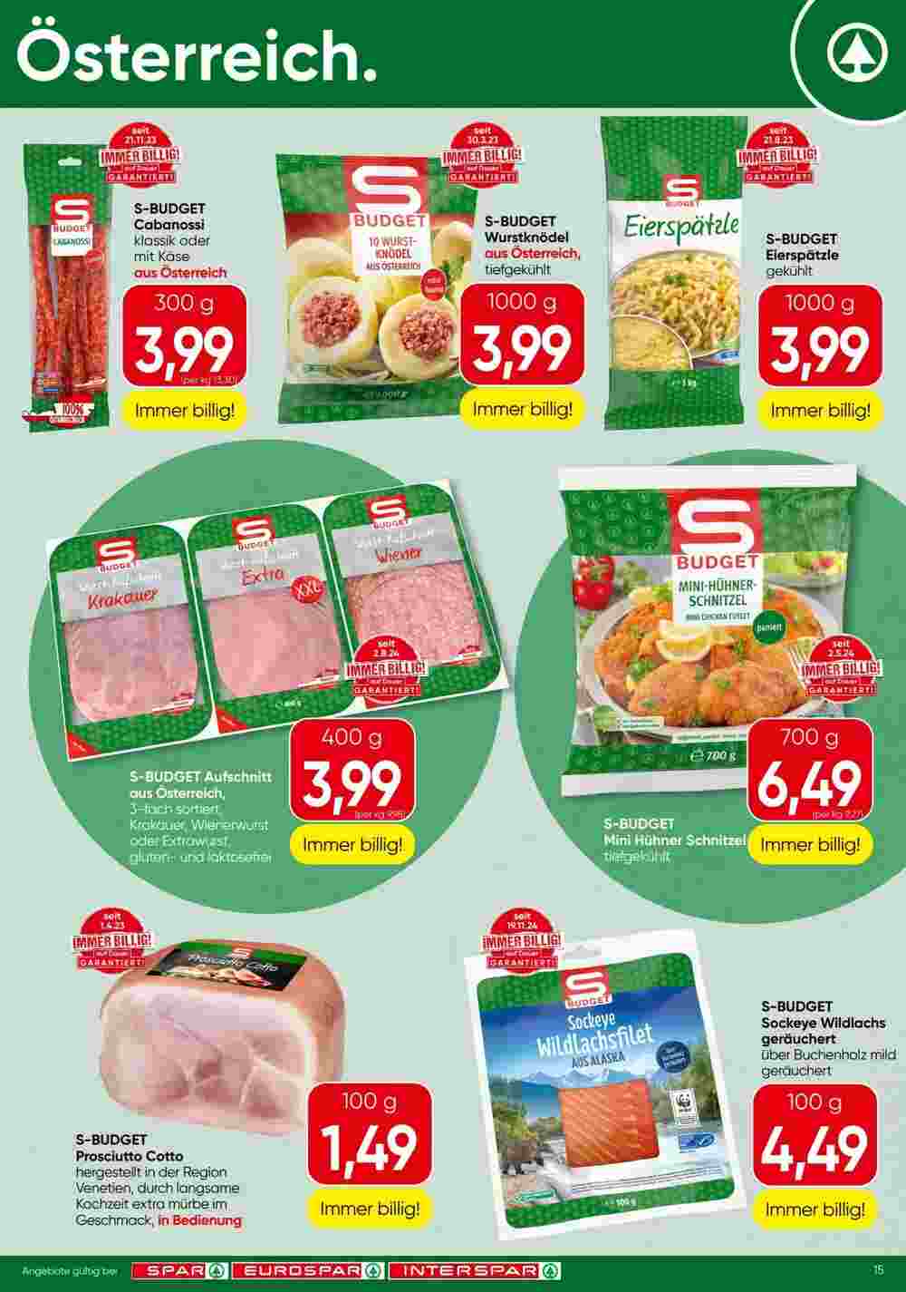 Spar Flugblatt (ab 09.01.2025) - Angebote und Prospekt - Seite 15