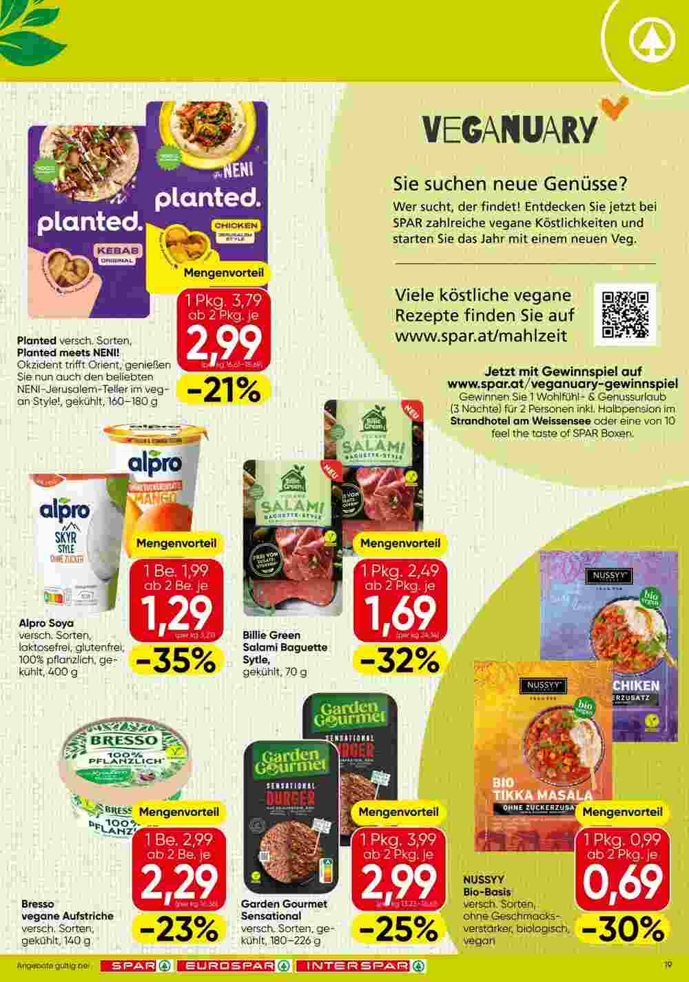 Spar Flugblatt (ab 09.01.2025) - Angebote und Prospekt - Seite 19