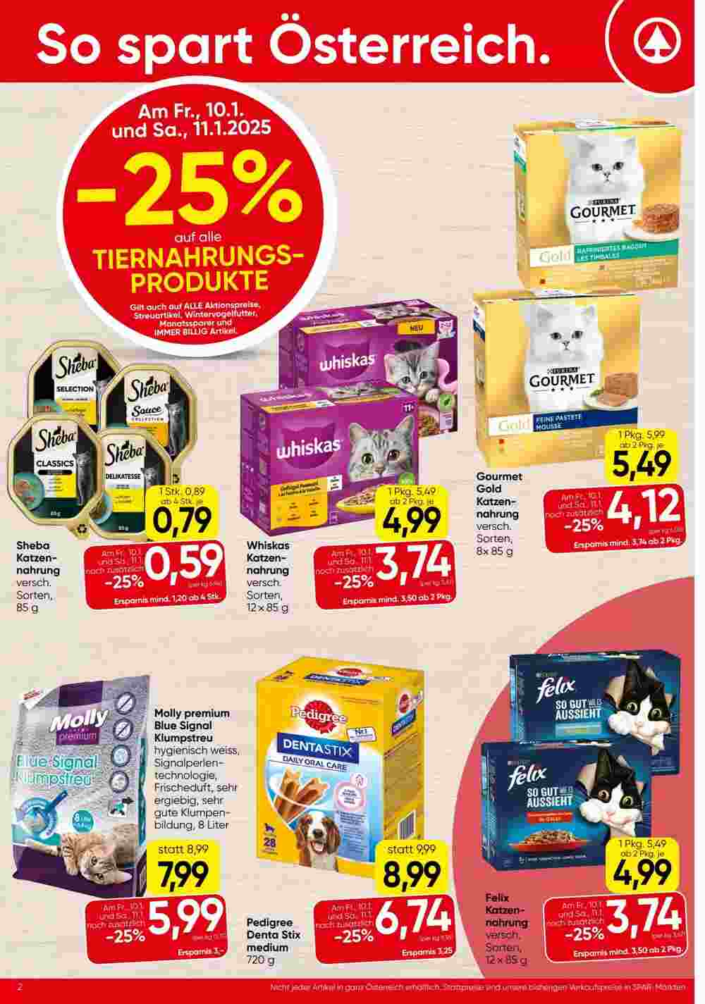 Spar Flugblatt (ab 09.01.2025) - Angebote und Prospekt - Seite 2