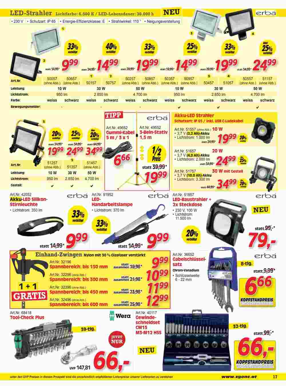 Zgonc Flugblatt (ab 13.01.2025) - Angebote und Prospekt - Seite 17