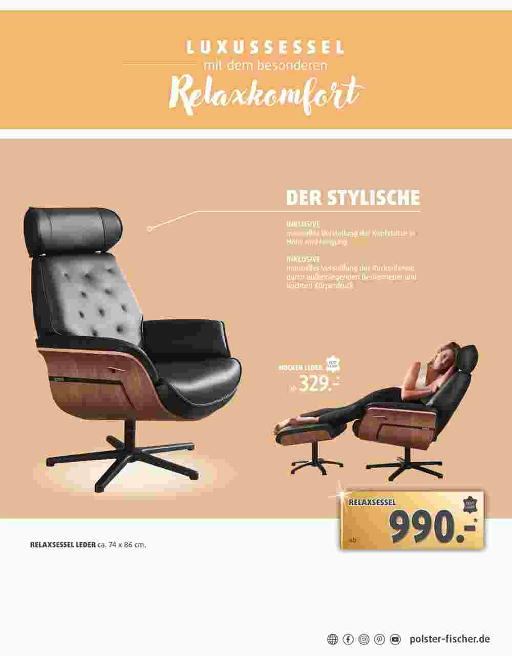 Polstermöbel Fischer Flugblatt (ab 13.01.2025) - Angebote und Prospekt - Seite 24