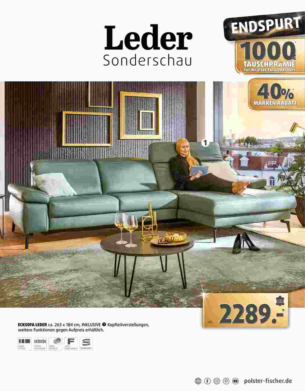 Polstermöbel Fischer Flugblatt (ab 13.01.2025) - Angebote und Prospekt - Seite 35