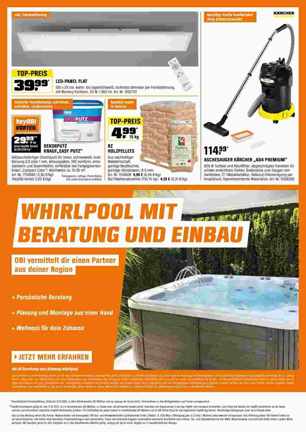 OBI Flugblatt (ab 16.01.2025) - Angebote und Prospekt - Seite 20