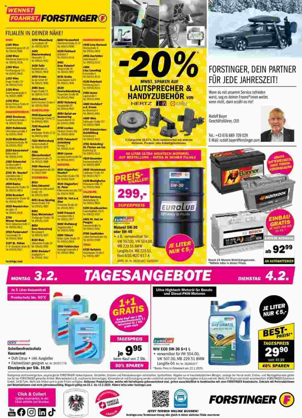 Forstinger Flugblatt (ab 22.01.2025) - Angebote und Prospekt - Seite 8