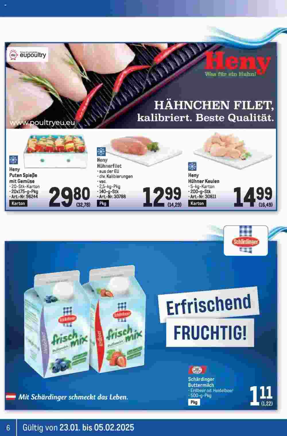 Metro Flugblatt (ab 23.01.2025) - Angebote und Prospekt - Seite 6