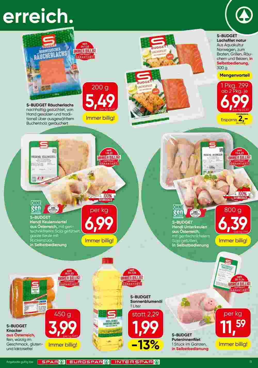 Spar Flugblatt (ab 23.01.2025) - Angebote und Prospekt - Seite 11