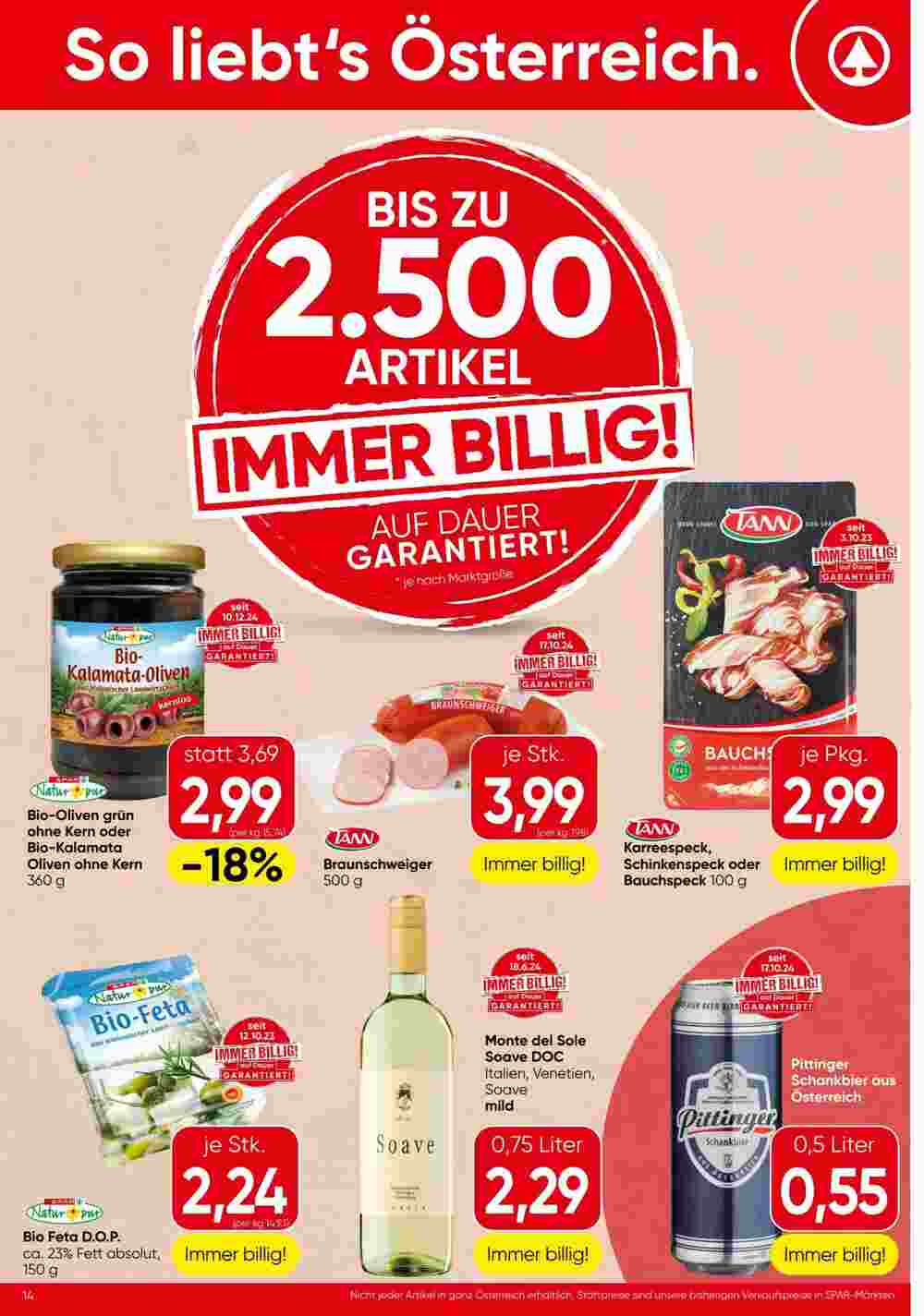 Spar Flugblatt (ab 23.01.2025) - Angebote und Prospekt - Seite 14