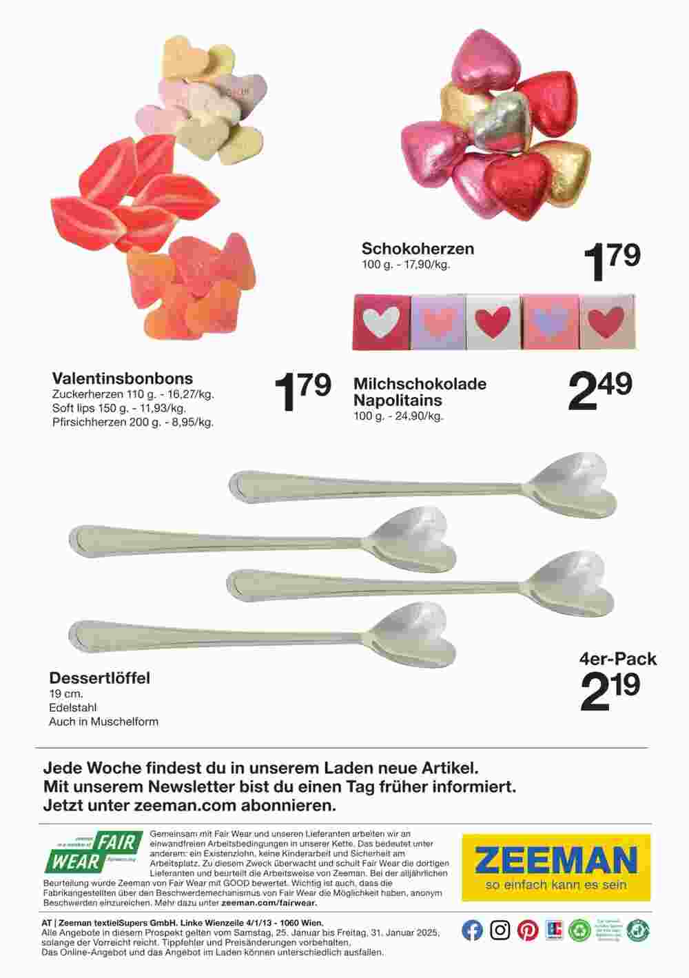 Zeeman Flugblatt (ab 25.01.2025) - Angebote und Prospekt - Seite 7